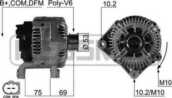 ERA 210495A - Γεννήτρια parts5.com