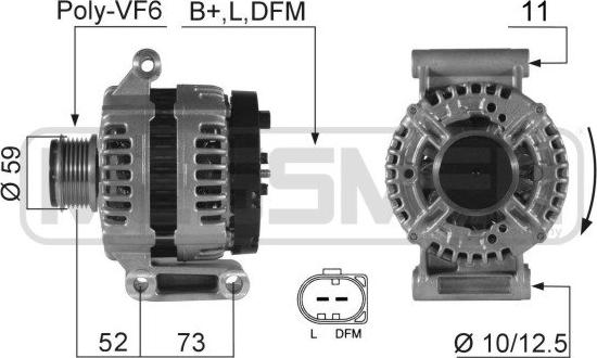 ERA 210421A - Alternatör parts5.com