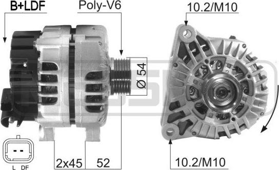 ERA 210604A - Generator / Alternator parts5.com