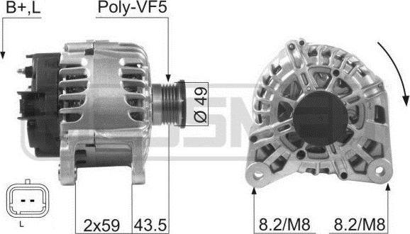 ERA 210056A - Generaator parts5.com