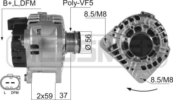 ERA 210007A - Generator / Alternator parts5.com