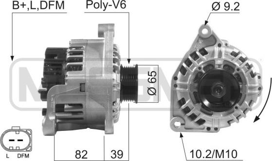 ERA 210076A - Alternatör parts5.com