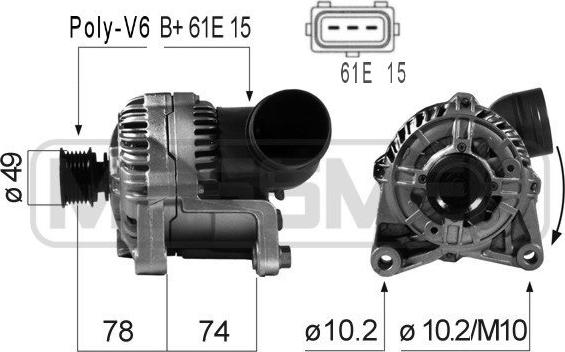 ERA 210164A - Alternador parts5.com