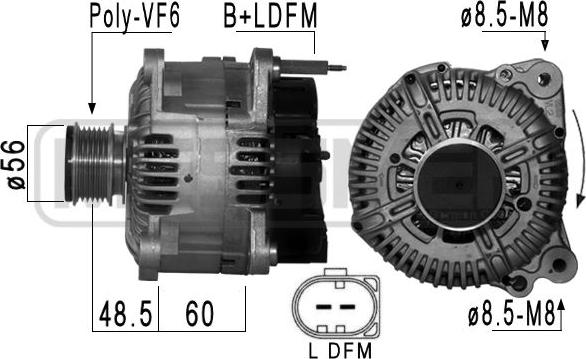 ERA 210898A - Generator / Alternator parts5.com