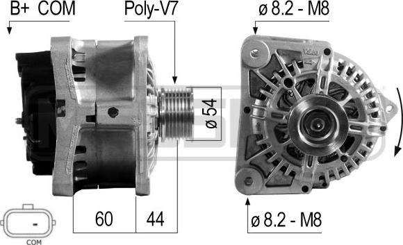 ERA 210700 - Alternatör parts5.com