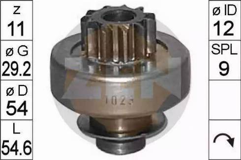 ERA 225481 - Pinion, starter parts5.com