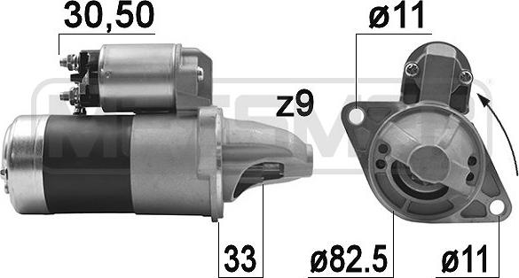 ERA 220929A - Motor de arranque parts5.com