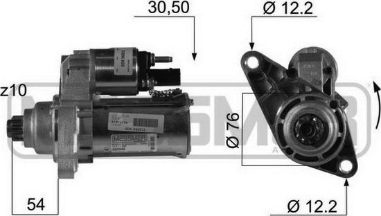 ERA 220446A - Önindító parts5.com