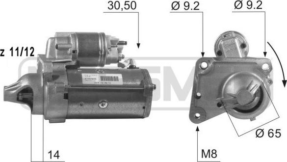 ERA 220429A - Zaganjalnik parts5.com