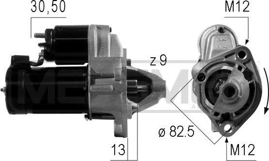 ERA 220004A - Önindító parts5.com