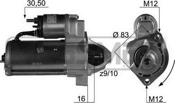 ERA 220037A - Rozrusznik parts5.com