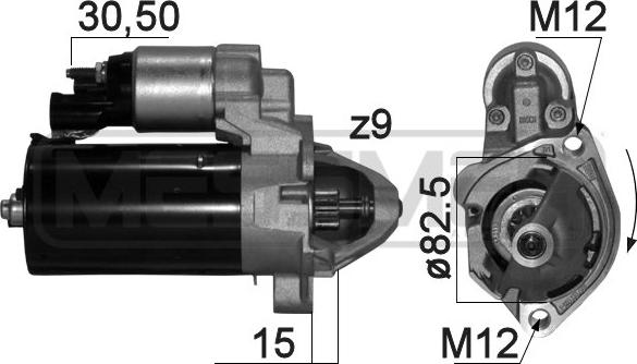 ERA 220870A - Rozrusznik parts5.com