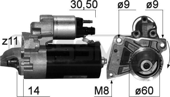 ERA 220873A - Żtartér parts5.com