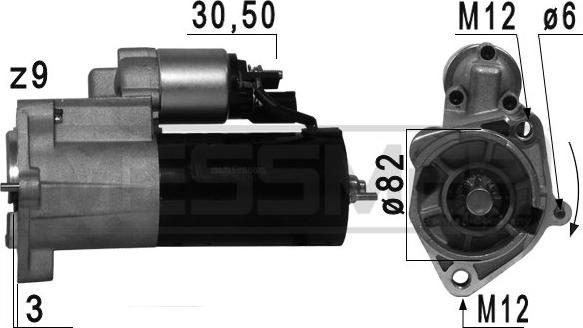 ERA 220721A - Rozrusznik parts5.com