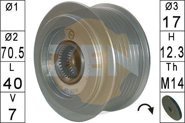 ERA ZN5598 - Alternatör kasnağı parts5.com