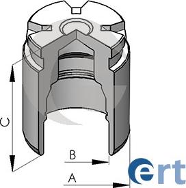 ERT 150523-C - Piston, fren kaliperi parts5.com