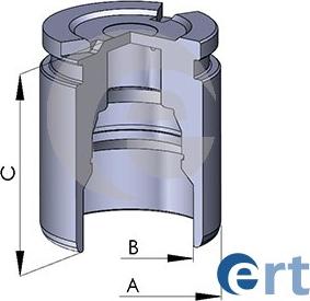 ERT 150220-C - Piest brzdového strmeňa parts5.com