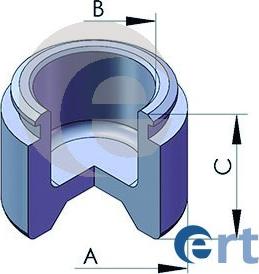 ERT 150223-C - Piston, fren kaliperi parts5.com