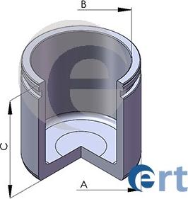 ERT 150289-C - Piston, fren kaliperi parts5.com