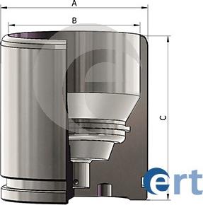 ERT 151430-C - Klip, kočione čeljusti parts5.com