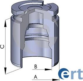 ERT 151744-C - Émbolo, pinza del freno parts5.com