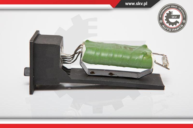 Esen SKV 95SKV058 - Resistor, interior blower parts5.com