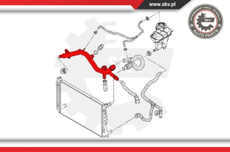 Esen SKV 43SKV601 - Hűtőcső parts5.com