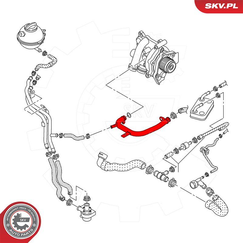 Esen SKV 43SKV602 - Jahutusvedeliku torustik parts5.com