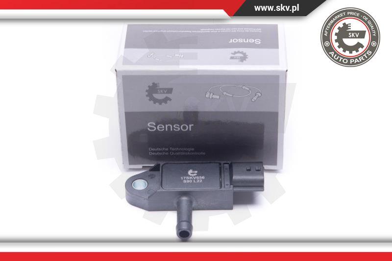 Esen SKV 17SKV656 - Senzor, presiune gaze evacuare parts5.com