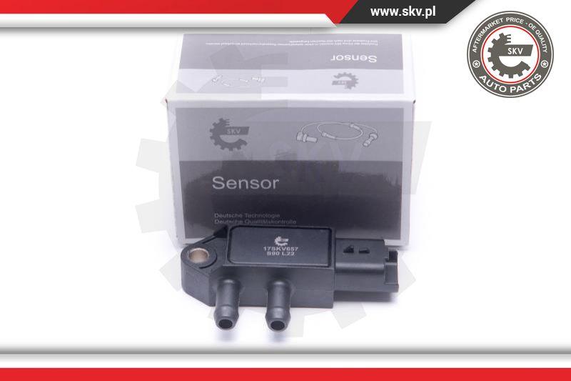 Esen SKV 17SKV657 - Senzor, presiune gaze evacuare parts5.com