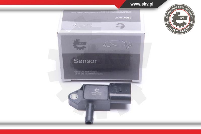 Esen SKV 17SKV664 - Sensor, exhaust pressure parts5.com