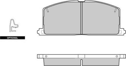 AISIN SN606 - Тормозные колодки, дисковые, комплект parts5.com