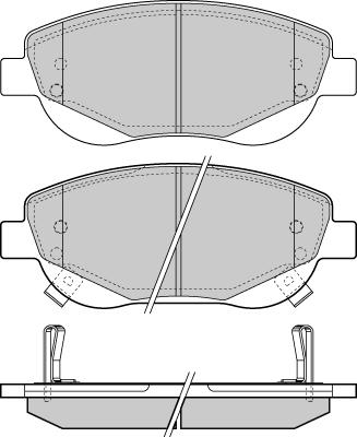 KRAFT AUTOMOTIVE 6003947 - Komplet kočnih obloga, disk kočnica parts5.com