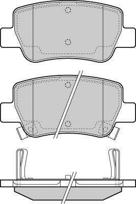 Valeo 302435 - Brake Pad Set, disc brake parts5.com