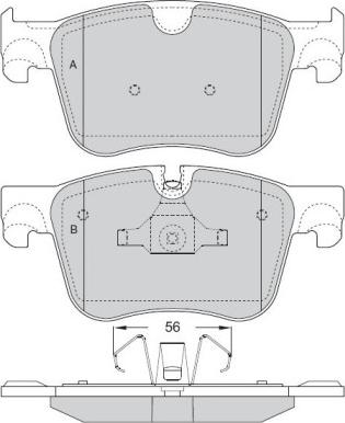 Valeo 302464 - Σετ τακάκια, δισκόφρενα parts5.com