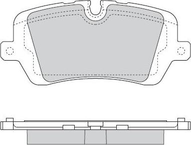 Land Rover LR147981 - Fékbetétkészlet, tárcsafék parts5.com