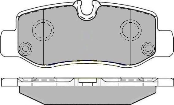 KRAFT AUTOMOTIVE 6011133 - Fékbetétkészlet, tárcsafék parts5.com