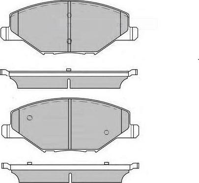 KRAFT AUTOMOTIVE 6000126 - Σετ τακάκια, δισκόφρενα parts5.com