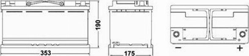 Exide AGM900 - Akumulator parts5.com