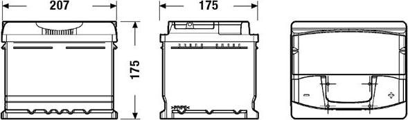 Exide EA472 - Starterbatterie parts5.com