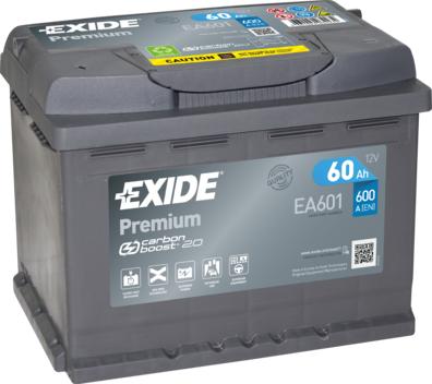 Exide EA601 - Baterie de pornire parts5.com