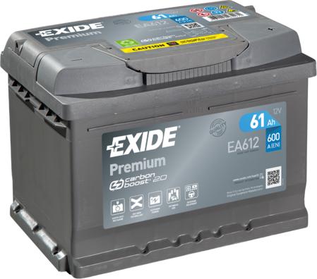 Exide EA612 - Batería de arranque parts5.com