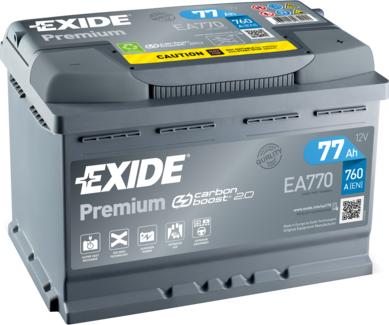 Exide EA770 - Batería de arranque parts5.com