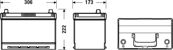 Exide EL955 - Стартов акумулатор parts5.com