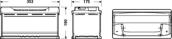 Exide EB950 - Käivitusaku parts5.com