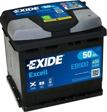 Exide EB500 - Batería de arranque parts5.com
