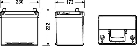 Exide EB605 - Batterie de démarrage parts5.com