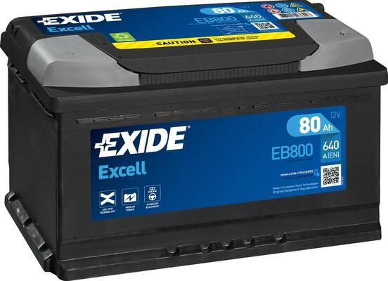 Exide EB800 - Käynnistysakku parts5.com