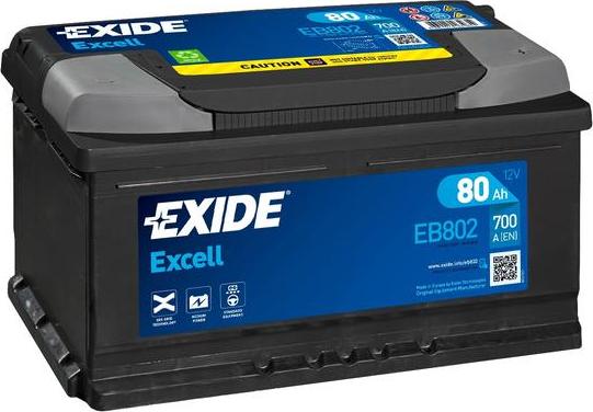 Exide EB802 - Batería de arranque parts5.com