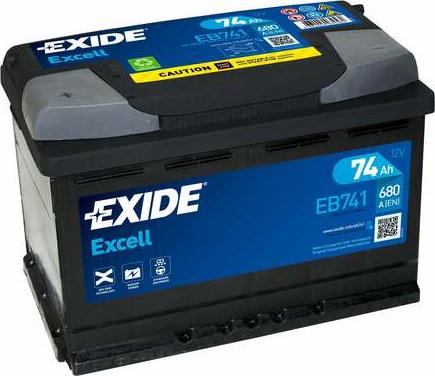 Exide EB741 - Starter Battery parts5.com